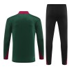 Dječji Paris Saint-Germain Sweatshirt Za Trening Četvrt Zip 2024-25 Zelena